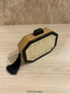BOLSA M14 PRETA C/ PALHA HEXAGONAL - comprar online