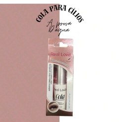 Cola branco transparente real love