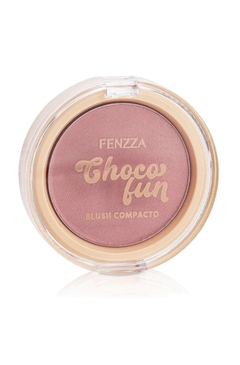 BLUSH COMPACTO CHOCO FUN FENZZA