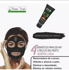 MÁSCARA FACIAL XÔ CRAVOS (BLACK MASK)- MATTO VERDE na internet