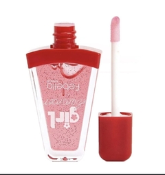 Lip Gloss com Glitter Picolé Girl Summer - Febella - Vf makess