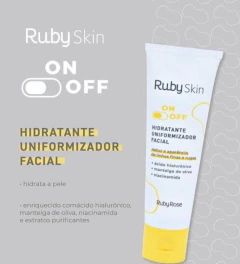 HIDRATANTE UNIFORMIZADOR ON OFF - RUBY ROSE - comprar online