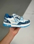 Louis Vuitton Trainer "Blue Monogram Flowers"