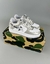 Bape 1´S "White Gray Mirror Surfa"