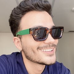 ÓCULOS RIGID TARTARUGA COM VERDE - comprar online