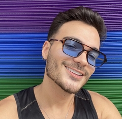 ÓCULOS BAND TARTARUGA/AZUL - comprar online