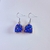 Aros colgantes Azul