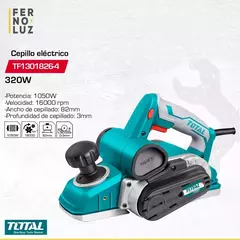 Cepillo eléctrico Total TL1108236 220V - Gas Cem Shop