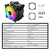 GMRGB 6 tubos Cooler 4 pinos GF206 PWM RGB PC silencioso Intel LGA 1700 1200 115 - comprar online