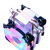 Ventilador de refrigeração eficiente cpu cooler 3pin para intel 1150 1151 1155 na internet