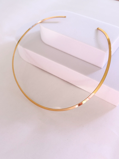 CHOCKER ARO LISO ACHATADO