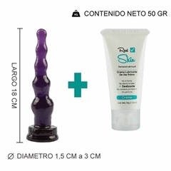 Inexpulsable anal con crema