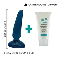 Plug anal con crema anal