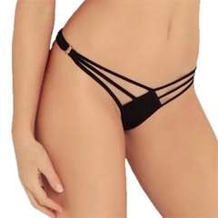 Tanga con Tiras Negra