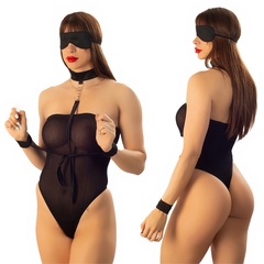 Body multi- recto "chicago" +collar + esposas +antifaz