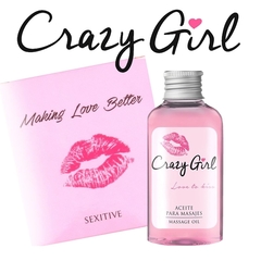 Aceite para masajes crazy girl 60ml