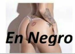 Colaless Negra con Circulo de Strass