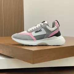 Tenis versace Esportivo Cinza-Rosa