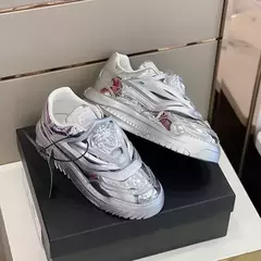 Tenis versace Medusa Odissea Prateado - comprar online