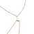 Simple Fashion Gold Color Double-sided Love Pendant Necklaces Clavicle Chains Necklace Women Jewelry Valentines Day Gift - tem no shop