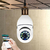 Imagem do CÂMERA WiFi 1080P Lâmpada 4X Zoom Câmera E27 Home 5GWiFi Monitor de alarme