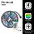 Fita Led 2835 5m Ip65 RGB Silicone + Controlador e Fonte