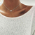 Simple Fashion Gold Color Double-sided Love Pendant Necklaces Clavicle Chains Necklace Women Jewelry Valentines Day Gift - loja online