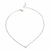 Simple Fashion Gold Color Double-sided Love Pendant Necklaces Clavicle Chains Necklace Women Jewelry Valentines Day Gift na internet