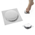 Ralo Click Inox Quadrado para Banheiro, 10 cm, 10 cm Inox GH052