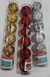 Bolas navideñas x6
