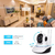 Câmera robô 3 antenas Ip Wifi com rotação 360° 720p