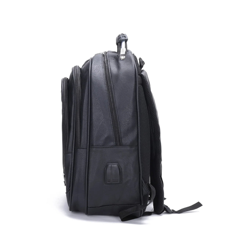 Mochila feminina faculdade couro masculina moderna reforçada trabalho viagem no