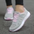 Mulheres sapatos casuais moda trabalho e andando malha sapatos planos mulher bra - comprar online