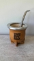MATE CAMIONERO CALABAZA ALUMINIO- LISO - COMPARTILO MATES