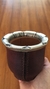 MATE CAMIONERO ALGARROBO VIROLA DE ALPACA CINCELADA - COMPARTILO MATES