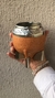 MATE TORPEDO CINCELADO CON PATAS EN ALPACA