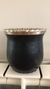 MATE CAMIONERO ALGARROBO VIROLA DE ALPACA CINCELADA - comprar online