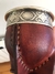 MATE IMPERIAL CUERO LISO VIROLA CINCELADA CON PESTAÑA - tienda online