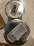 SET LATAS YERBERA/ AZUCARERA y/o guarda blends FORRADO EN CUERO VAQUETA - COMPARTILO MATES