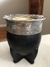 MATE IMPERIAL CUERO LISO VIROLA CINCELADA CON PESTAÑA - comprar online