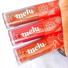 3x1 blush,batom e sombra Melu
