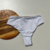 Hot pants branco texturizado