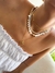 Choker Madrepérola mesclada com bolinha na internet