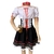 Vestido Típico Alemão Oktoberfest Preto Adulto