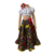 Saia Junina Longa Infantil em Chita Floral com Tiara - comprar online