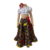 Saia Junina Longa Infantil em Chita Floral com Tiara - comprar online