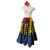 Saia Longa Xadrez Verm/amarela/azul e Tiara Junina Adulto - comprar online