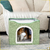 Cama acolchoada com dois andares - comprar online