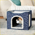 Cama acolchoada com dois andares - comprar online