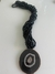 COLAR DECORATIVO PRETO COM PEDRA AGATA - comprar online